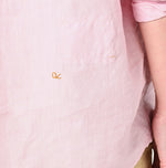 45R Botanical Dyed Linen 908 Ocean Shirt