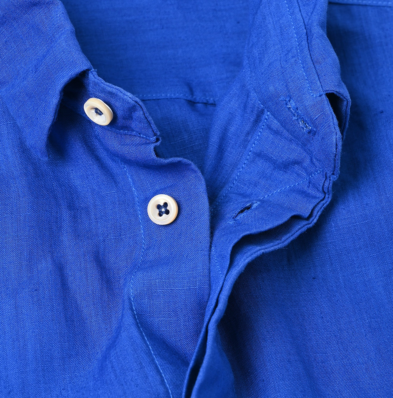 45R Botanical Dyed Linen 908 Ocean Shirt - Image 20