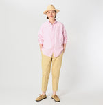 45R Botanical Dyed Linen 908 Ocean Shirt
