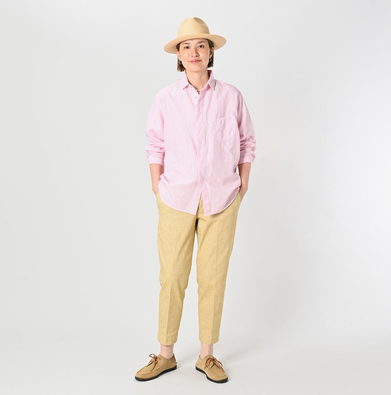 45R Botanical Dyed Linen 908 Ocean Shirt - Image 6