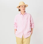 45R Botanical Dyed Linen 908 Ocean Shirt