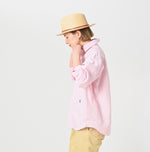 45R Botanical Dyed Linen 908 Ocean Shirt