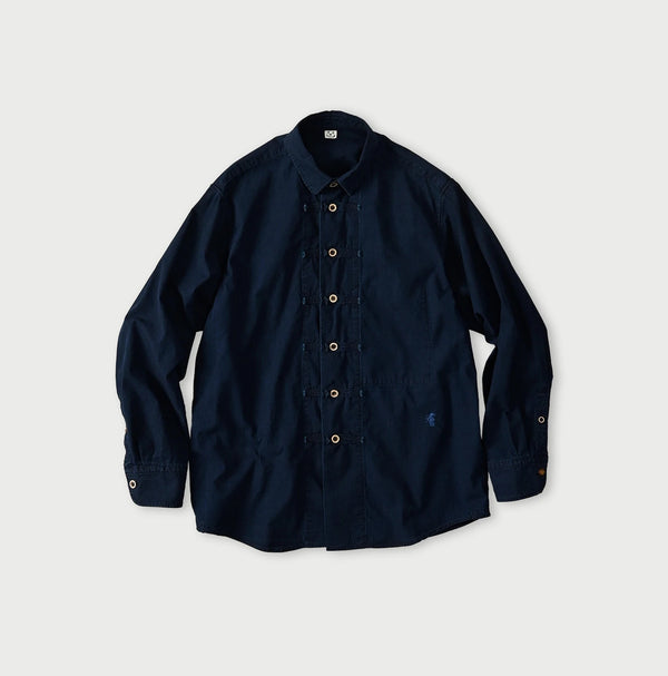 45R Indigo Batiste 908 8-knot Shirt