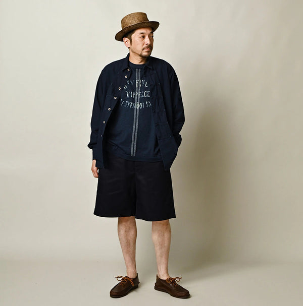 45R Indigo Batiste 908 8-knot Shirt