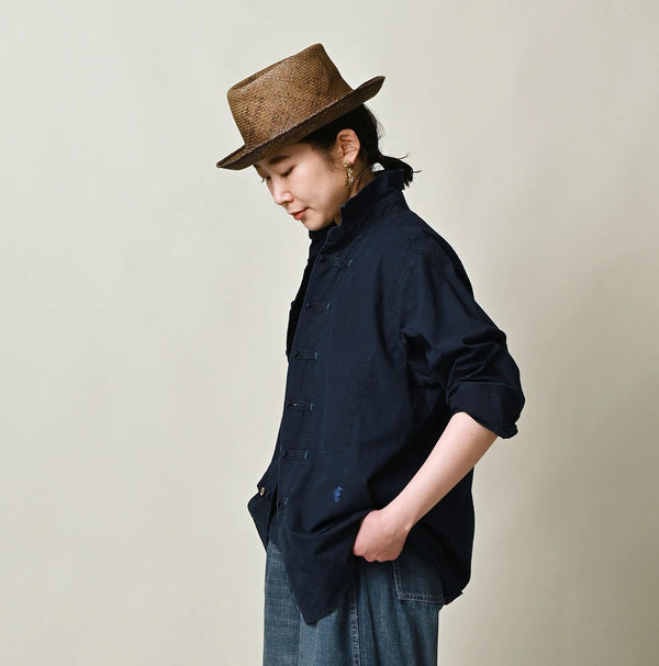 45R Indigo Batiste 908 8-knot Shirt