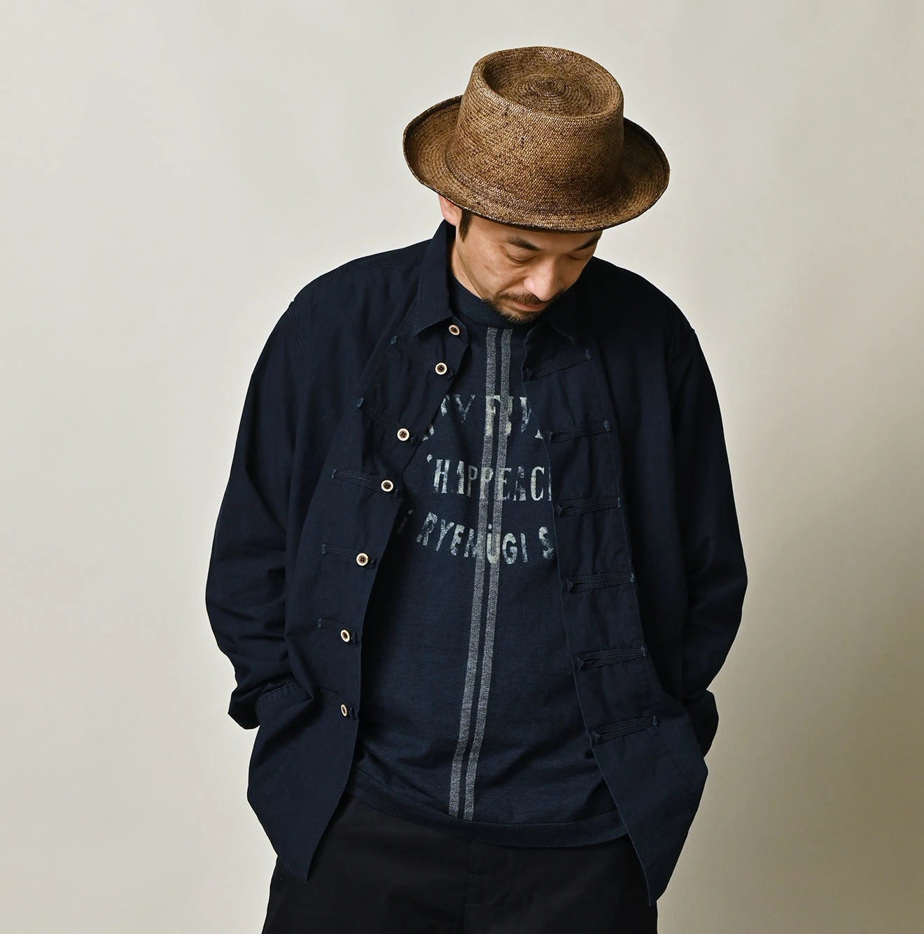 45R Indigo Batiste 908 8-knot Shirt - Image 4