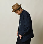 45R Indigo Batiste 908 8-knot Shirt