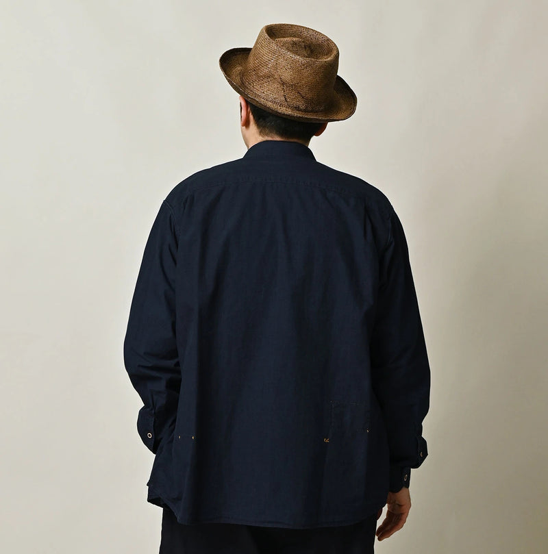 45R Indigo Batiste 908 8-knot Shirt - Image 6