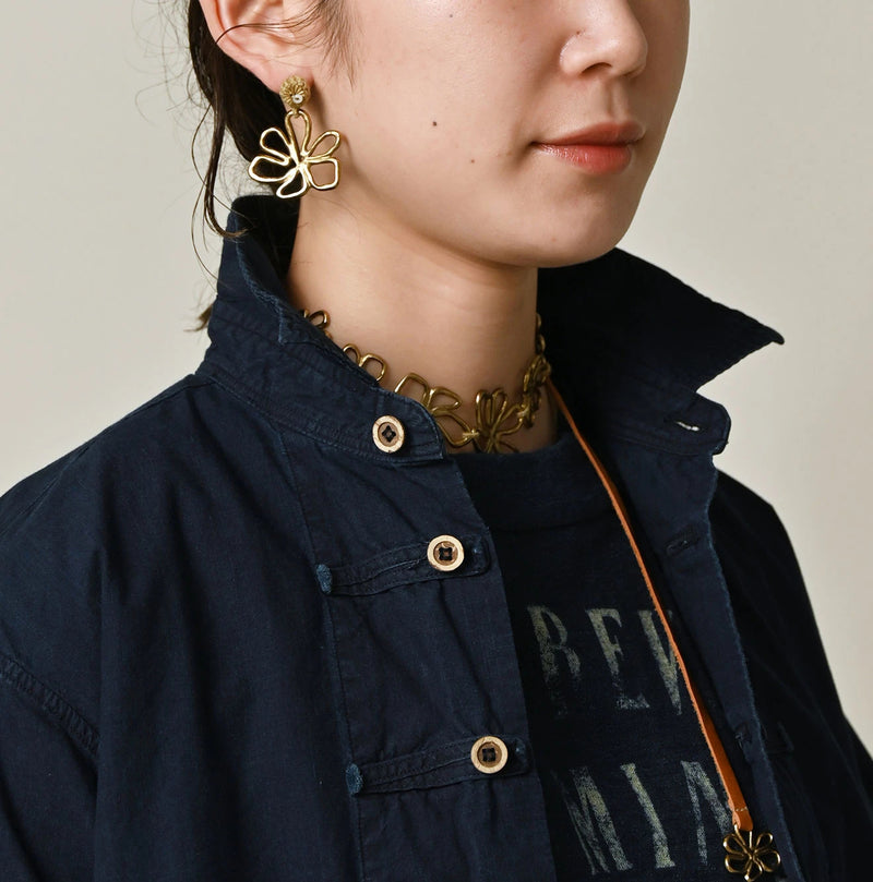 45R Indigo Batiste 908 8-knot Shirt - Image 11