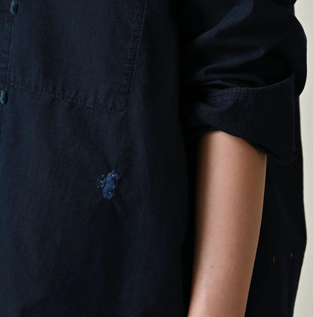 45R Indigo Batiste 908 8-knot Shirt - Image 13