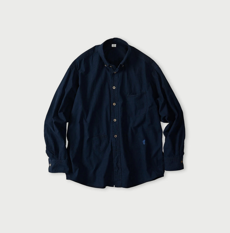 45R Indigo Batiste 908 Ocean Shirt - Image 1