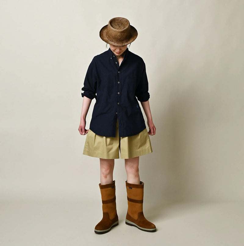 45R Indigo Batiste 908 Ocean Shirt - Image 3