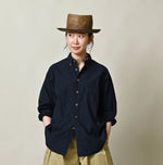 45R Indigo Batiste 908 Ocean Shirt