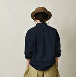 45R Indigo Batiste 908 Ocean Shirt