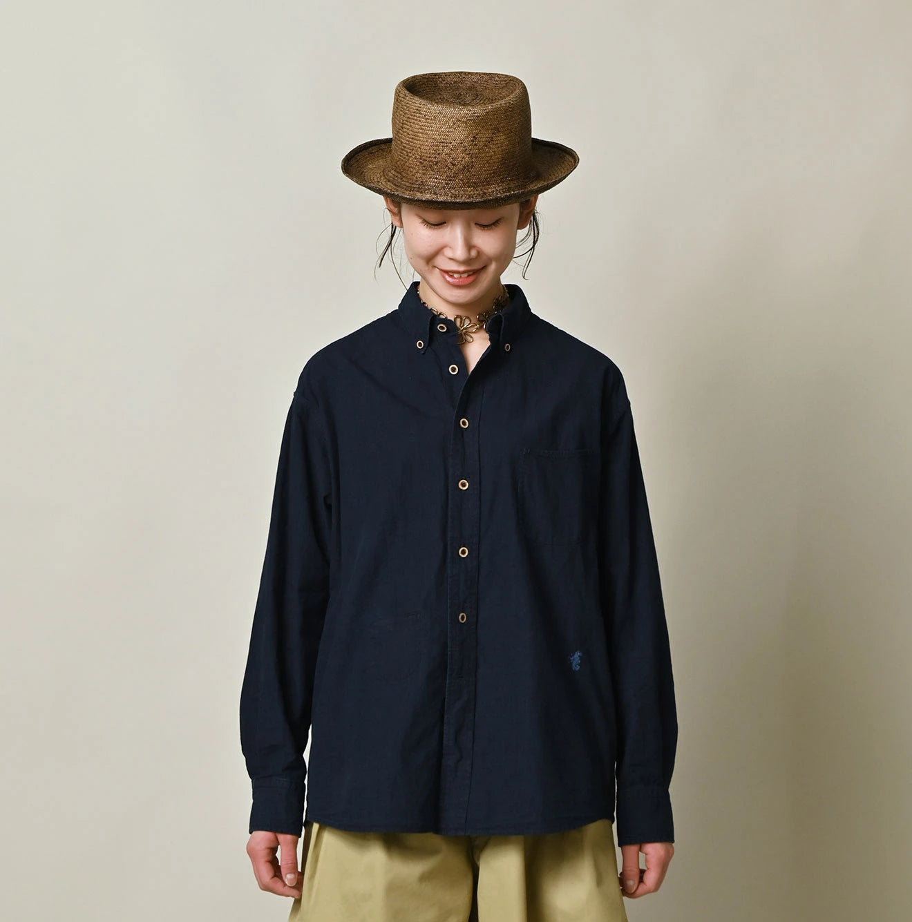 45R Indigo Batiste 908 Ocean Shirt - Image 10