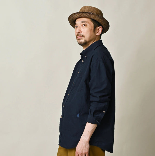 45R Indigo Batiste 908 Ocean Shirt