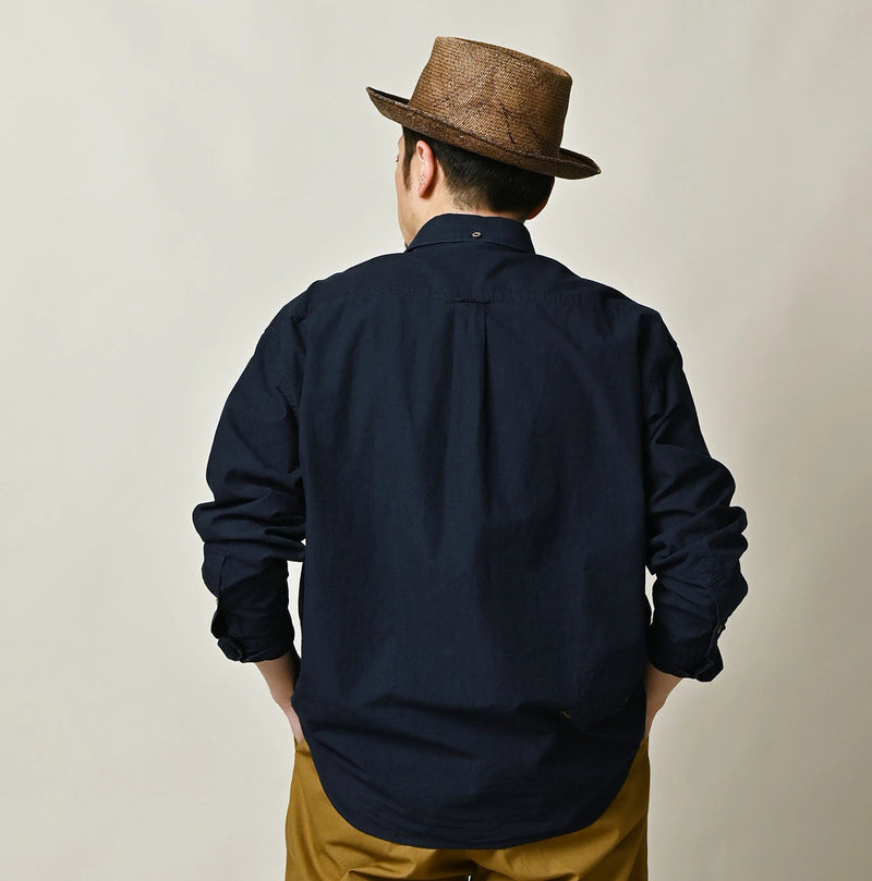 45R Indigo Batiste 908 Ocean Shirt - Image 6