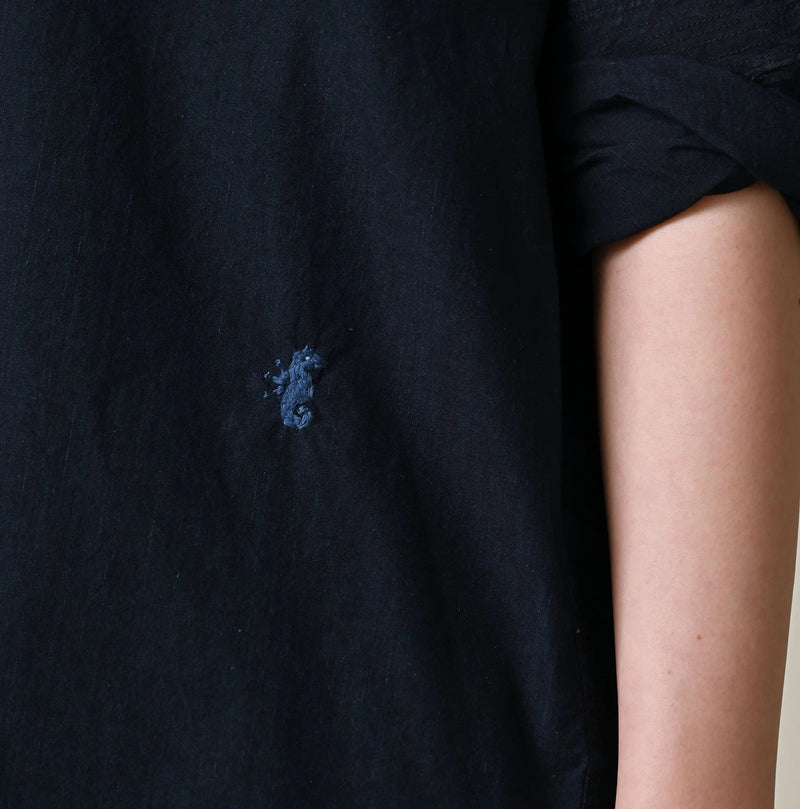 45R Indigo Batiste 908 Ocean Shirt - Image 13