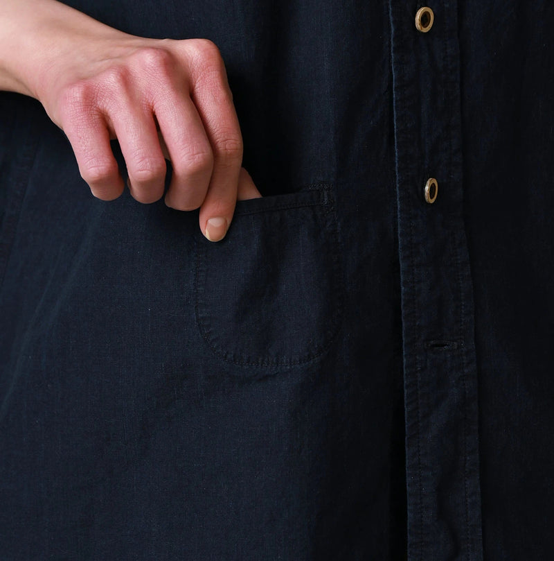 45R Indigo Batiste 908 Ocean Shirt - Image 14