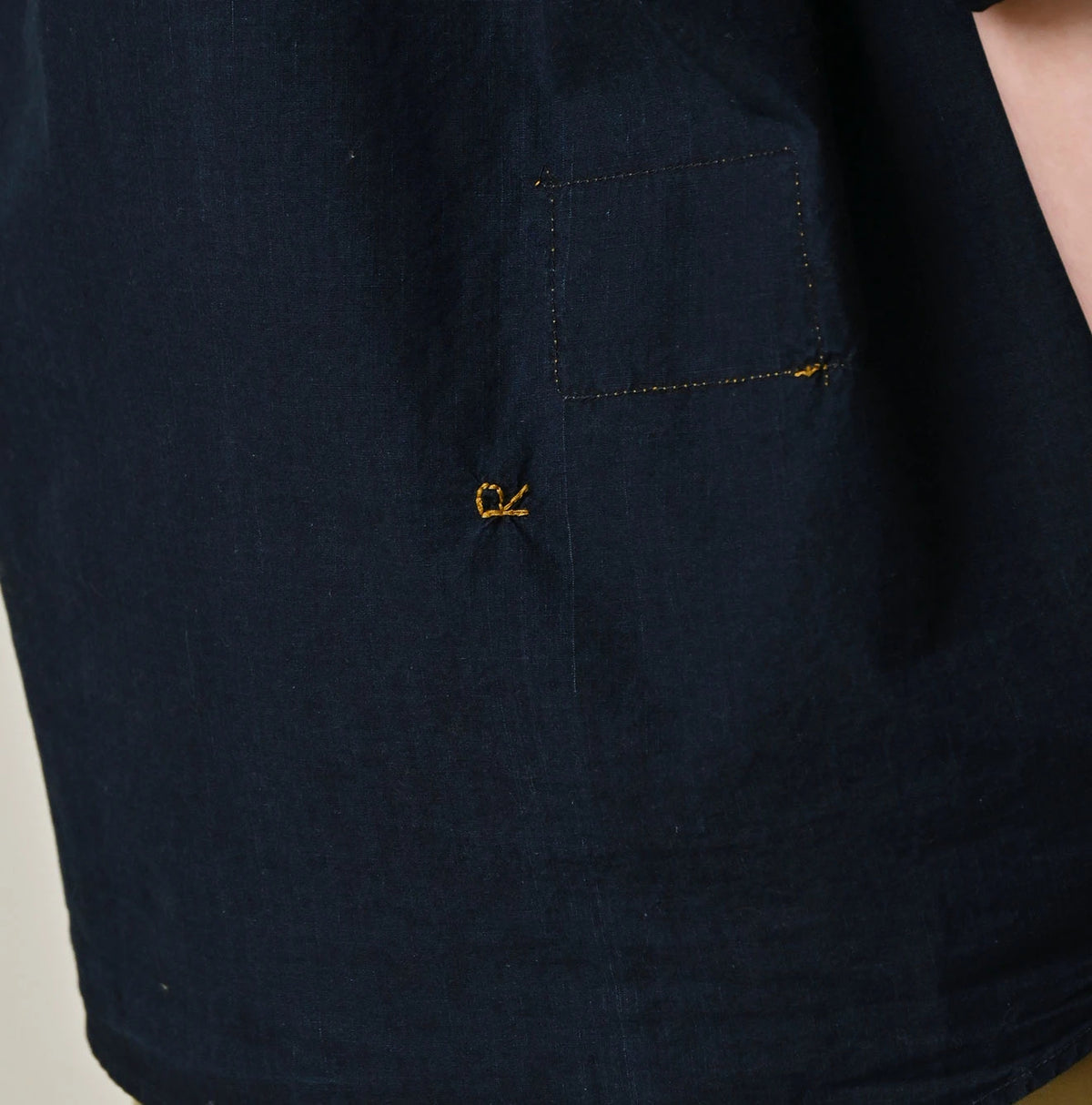 45R Indigo Batiste 908 Ocean Shirt