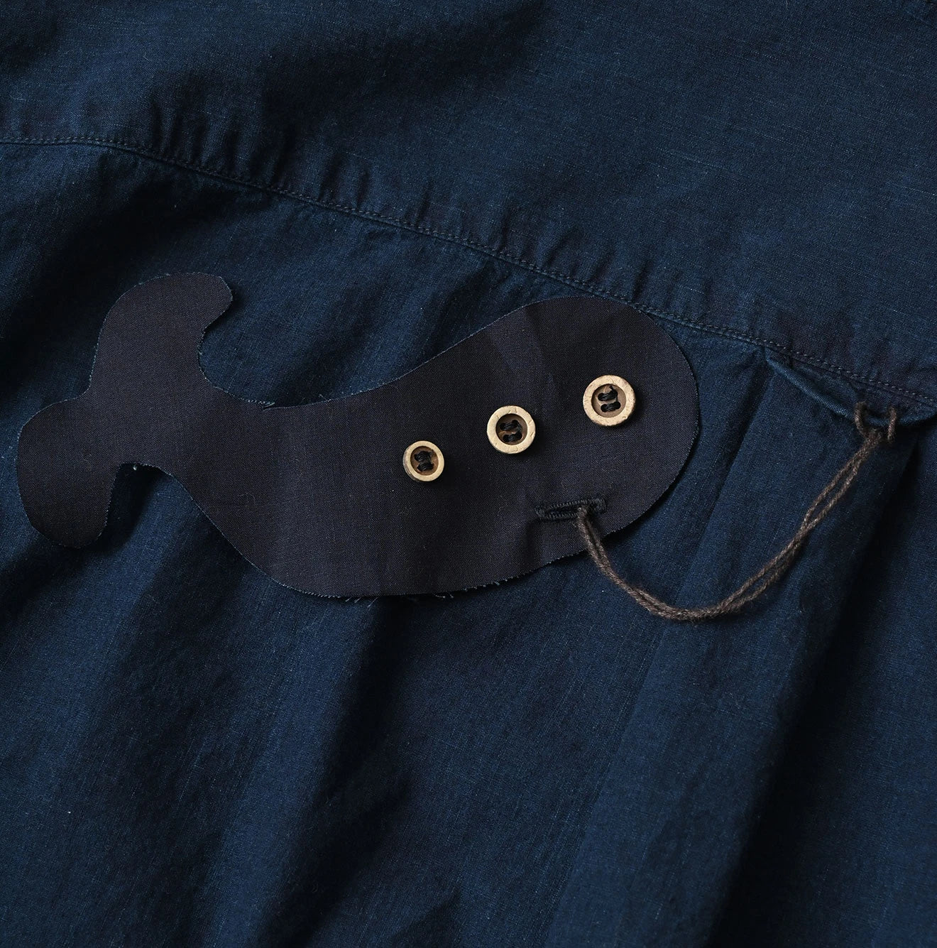 45R Indigo Batiste 908 Ocean Shirt