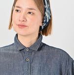 45R Cotton Linen Dungaree Cuppe Shirt Nou