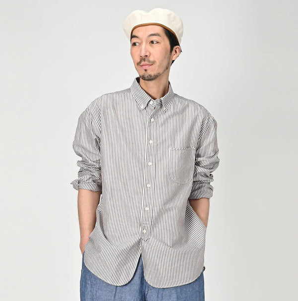 Light Oxford 908 Loafer Buttondown Shirt - 45R by 45rpm studio