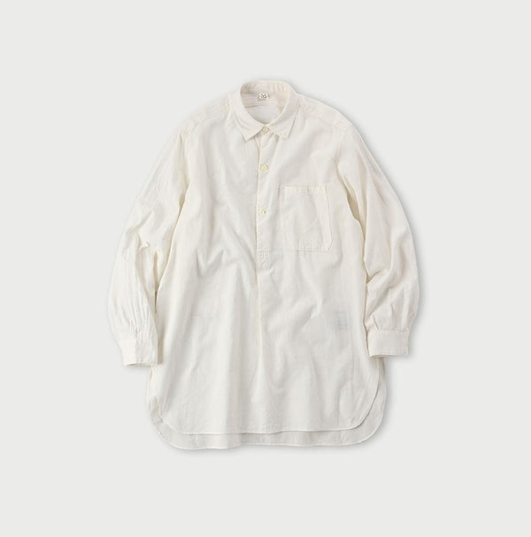 Khadi Oxford 908 Grandpa Pullover Shirt - 45R by 45rpm studio
