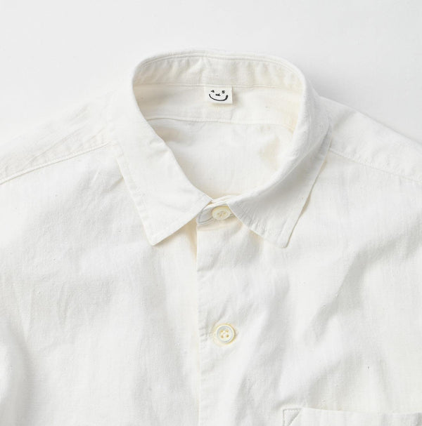 Khadi Oxford 908 Grandpa Pullover Shirt - 45R by 45rpm studio