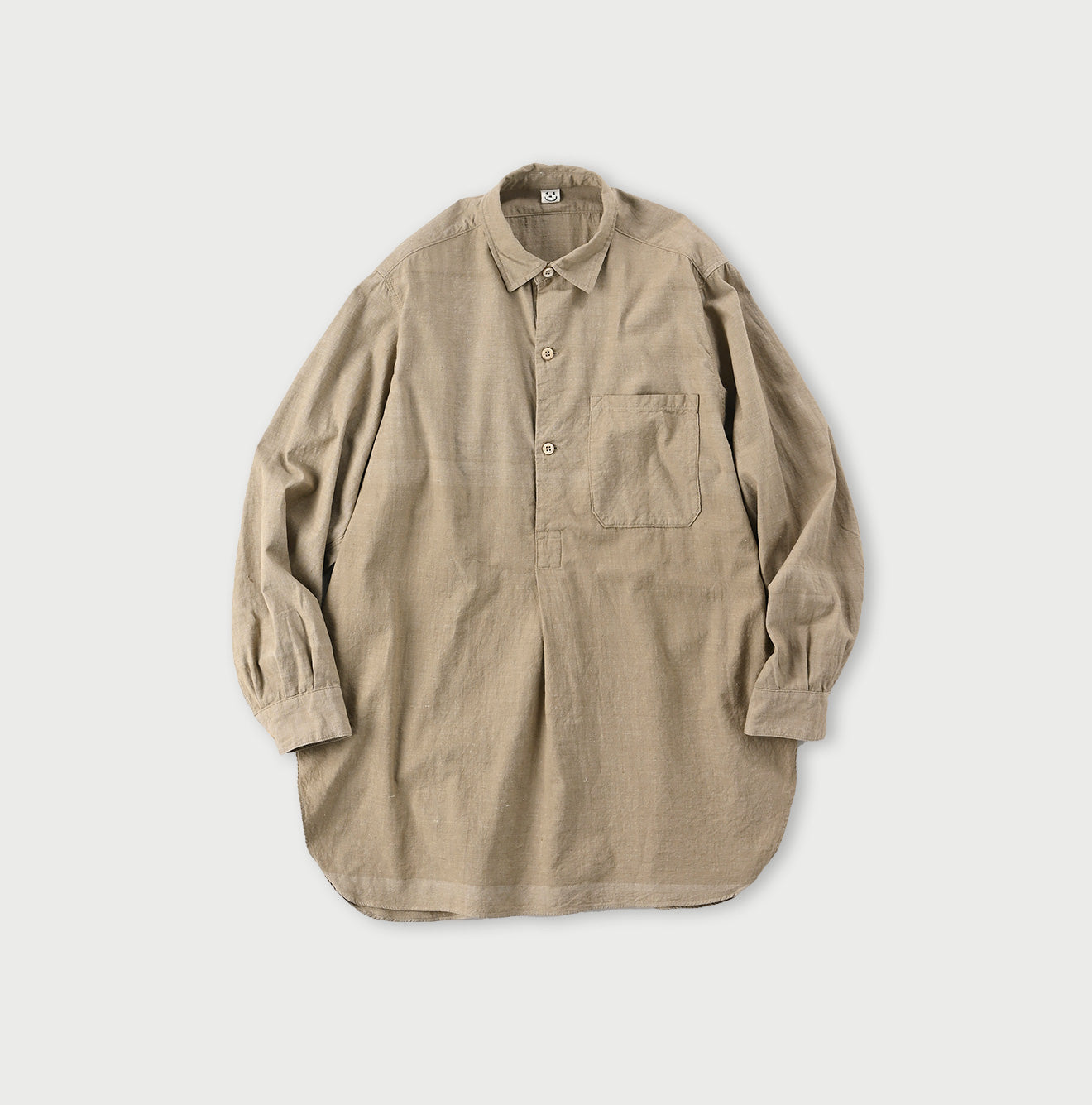 Khadi Oxford 908 Grandpa Pullover Shirt