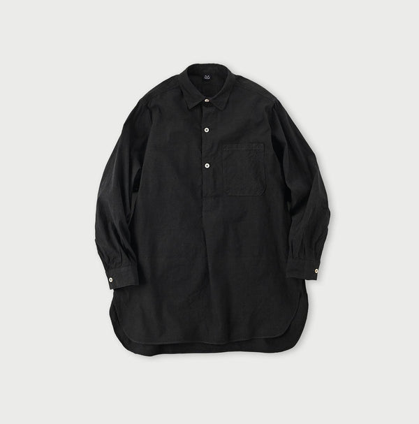 Khadi Oxford 908 Grandpa Pullover Shirt - 45R by 45rpm studio
