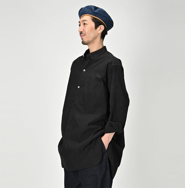 Khadi Oxford 908 Grandpa Pullover Shirt - 45R by 45rpm studio