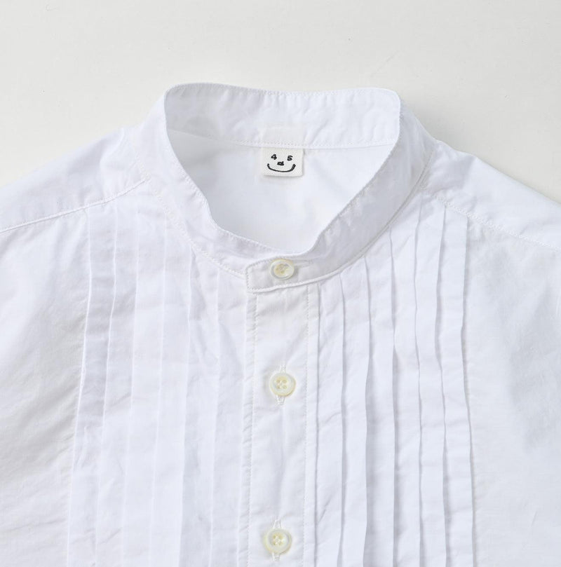 Batiste 908 Pintuck Stand Collar Shirt - 45R by 45rpm studio - Image 9