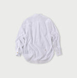 Batiste 908 Pintuck Stand Collar Shirt - 45R by 45rpm studio