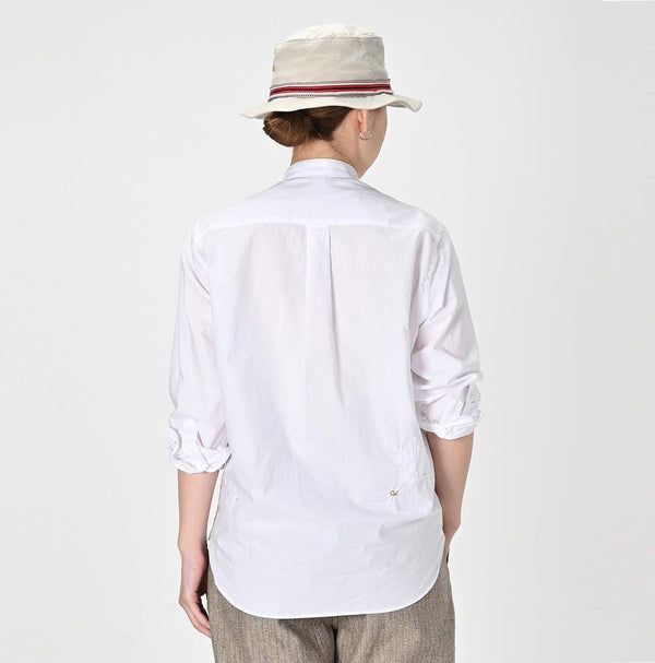 Batiste 908 Pintuck Stand Collar Shirt - 45R by 45rpm studio