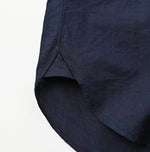 Indigo Batiste 908 Pintuck Stand Collar Shirt - 45R by 45rpm studio