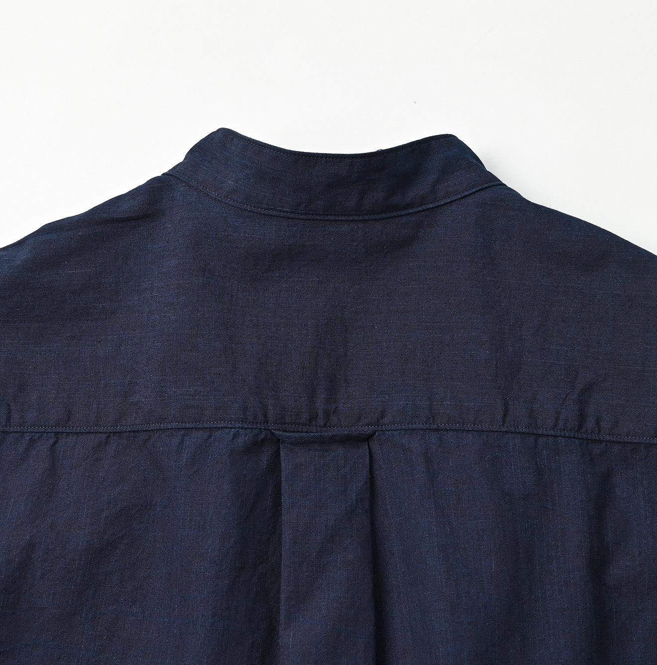 Indigo Batiste 908 Pintuck Stand Collar Shirt - 45R by 45rpm studio - Image 14