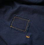 Indigo Batiste 908 Pintuck Stand Collar Shirt - 45R by 45rpm studio