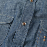 Indigo Dungaree Denim 908 Eastern Shirt Nou - 45R by 45rpm studio