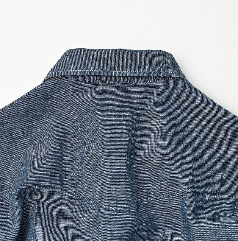 Indigo Dungaree Denim 908 Eastern Shirt Nou - 45R by 45rpm studio - Image 16