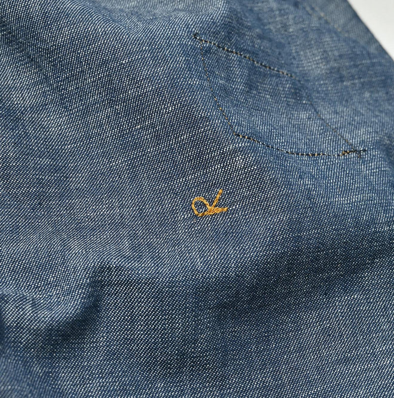 Indigo Dungaree Denim 908 Eastern Shirt Nou - 45R by 45rpm studio - Image 17