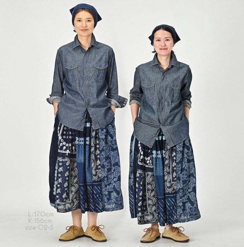 Indigo Dungaree Denim 908 Eastern Shirt Nou - 45R by 45rpm studio - Image 20