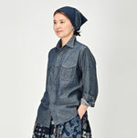 Indigo Dungaree Denim 908 Eastern Shirt Nou - 45R by 45rpm studio