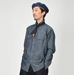 Indigo Dungaree Denim 908 Eastern Shirt Nou - 45R by 45rpm studio