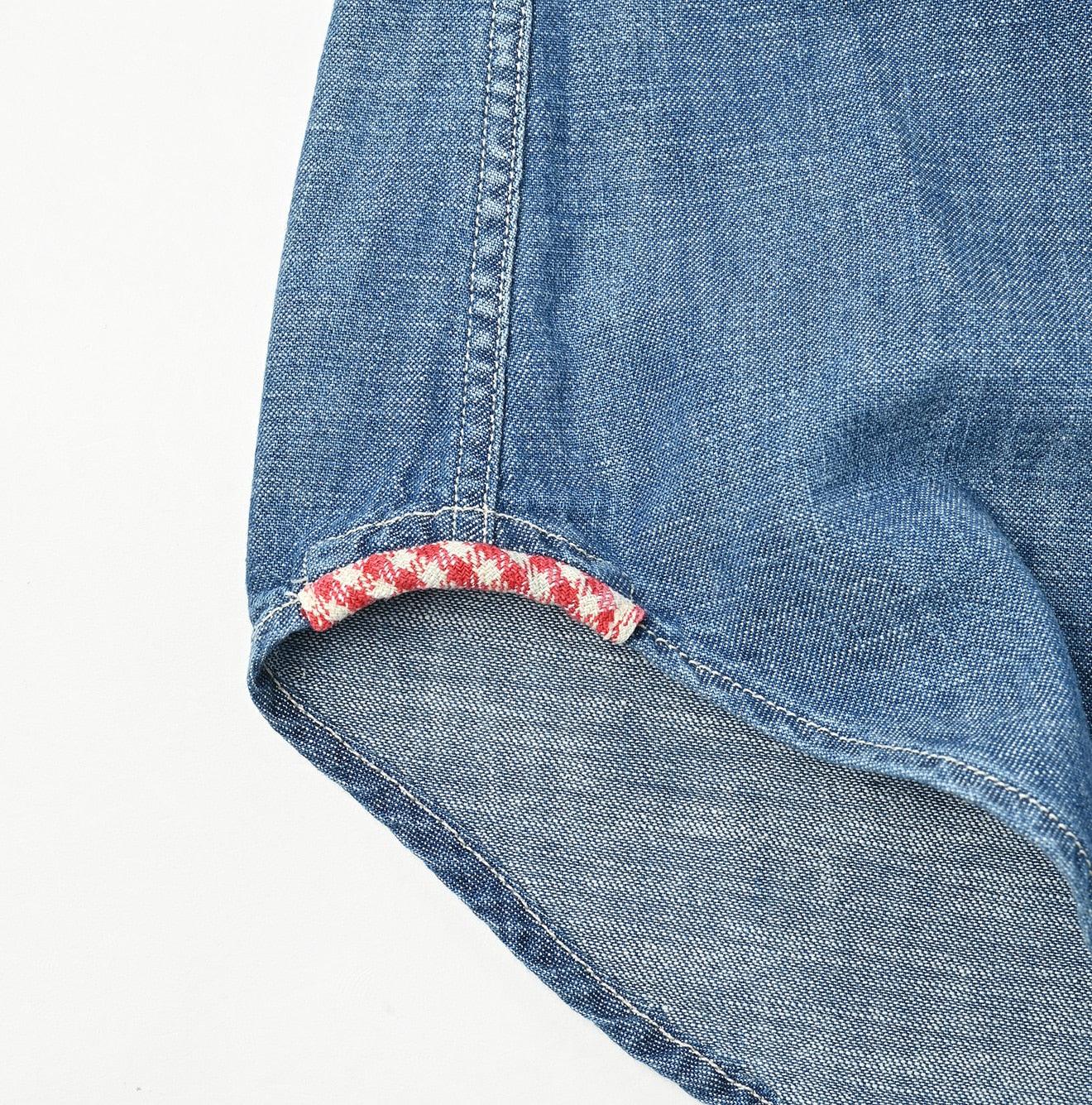 Indigo Dungaree Denim 908 Eastern Shirt Zyu – 45R GLOBAL