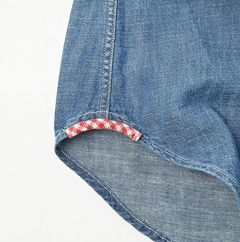 Indigo Dungaree Denim 908 Eastern Shirt Zyu - 45R by 45rpm studio - Image 15