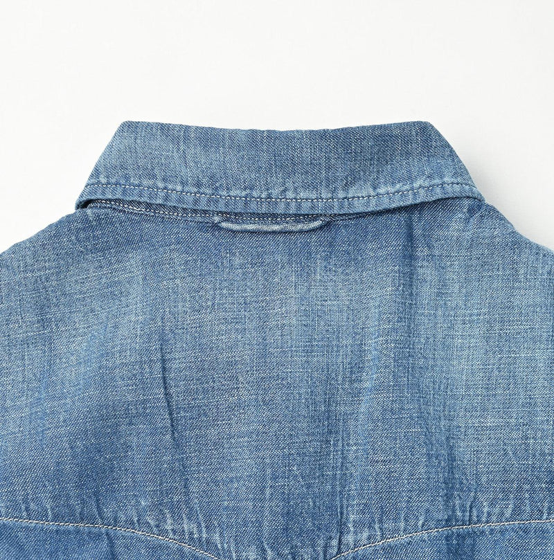 Indigo Dungaree Denim 908 Eastern Shirt Zyu - 45R by 45rpm studio - Image 16