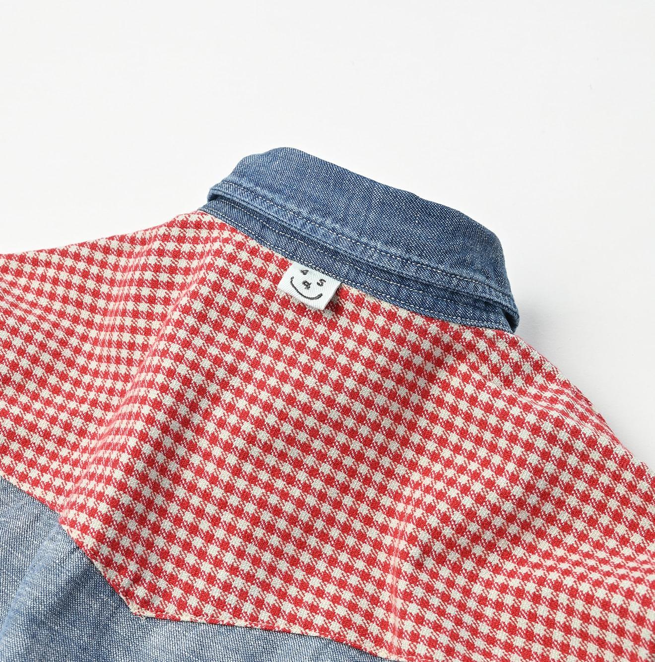 トップス DENIM DUNGAREE/Sheeting Remake Shirt 02 トップス DENIM DUNGAREE/Sheeting Remake Shirt 02 DENIM