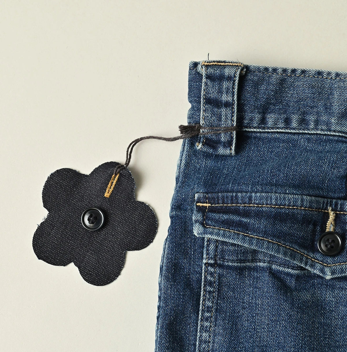 45R Mugihiko Denim Strech Pencil Skirt