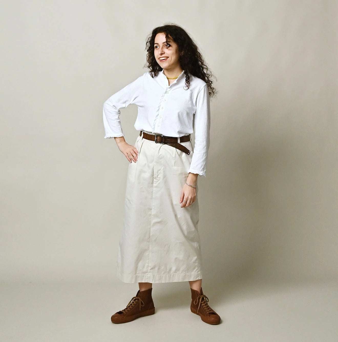 45R Gabardine Charlotte Skirt - Image 4
